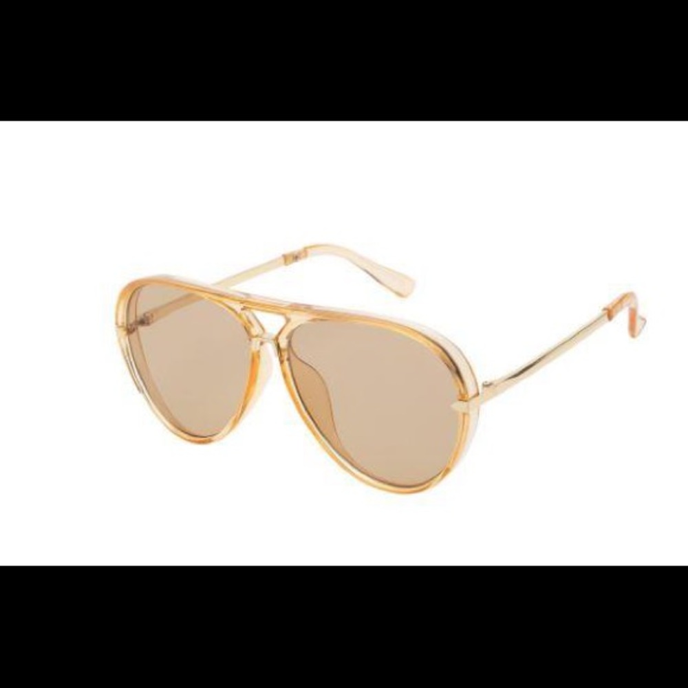 Peach Aviator Sunglasses